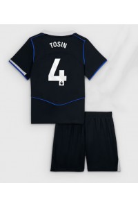 Chelsea Tosin Adarabioyo #4 Jalkapallovaatteet Lasten Kolmas peliasu 2025-26 Lyhythihainen (+ Lyhyet housut)